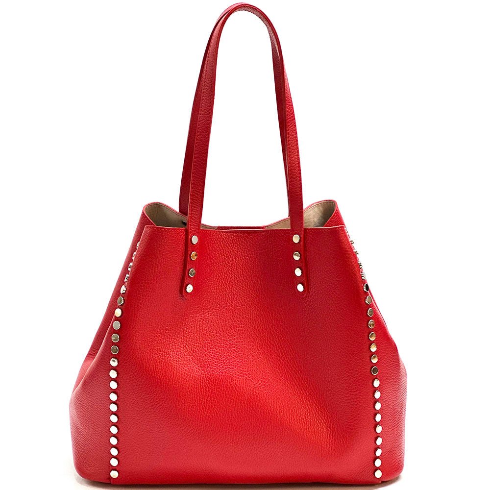 Sestola Italian Handmade Cow Leather Tote Bag - Leather Italiano