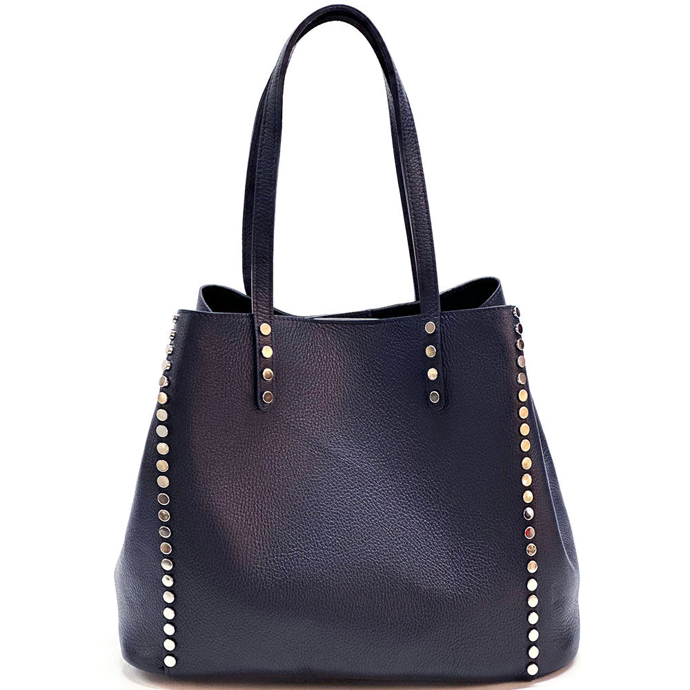 Sestola Italian Handmade Cow Leather Tote Bag - Leather Italiano