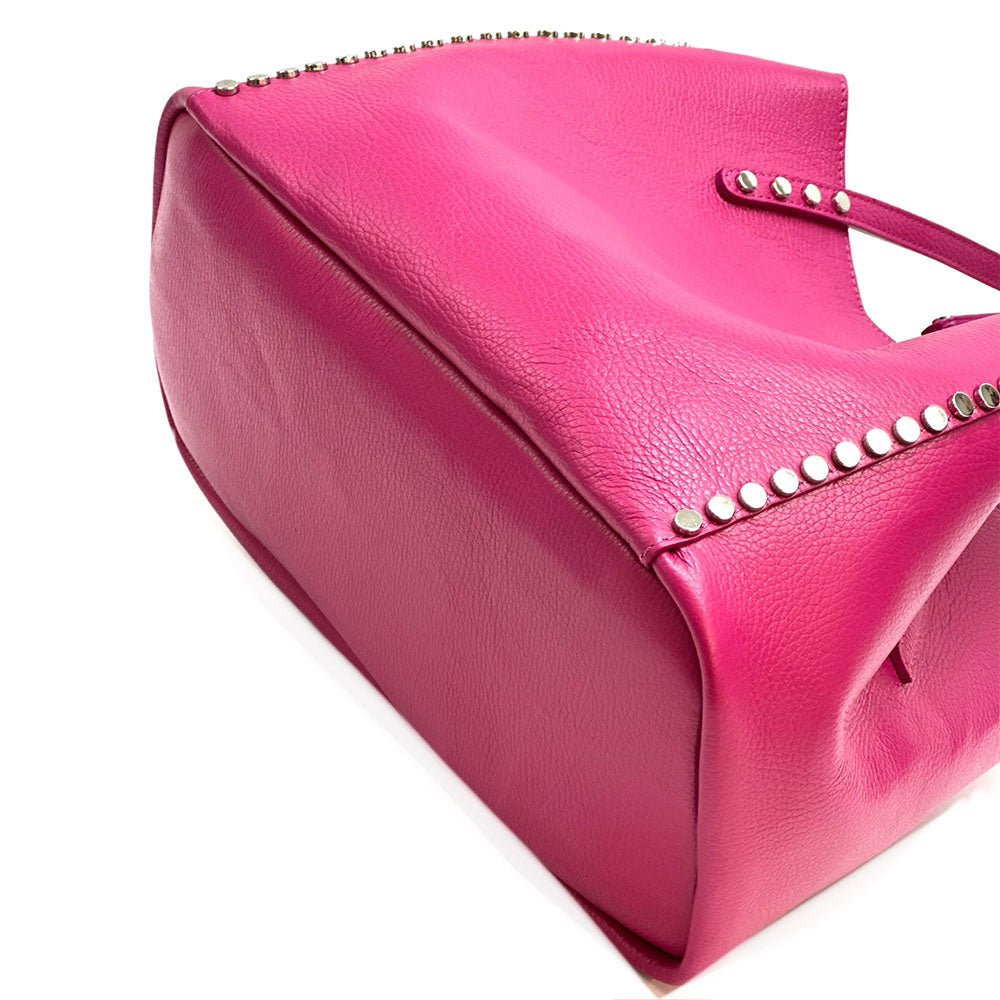 Sestola Italian Handmade Cow Leather Tote Bag - Leather Italiano