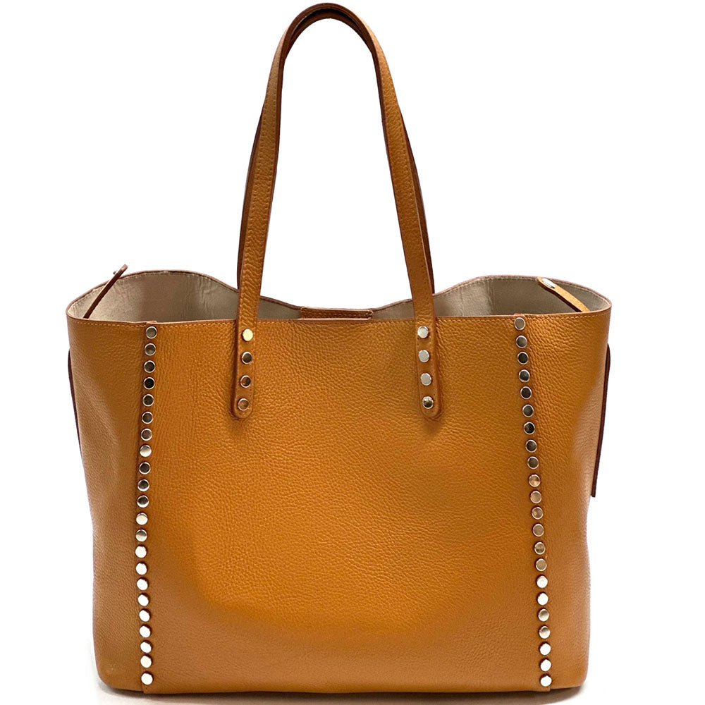 Sestola Italian Handmade Cow Leather Tote Bag - Leather Italiano