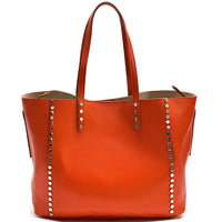 Sestola Italian Handmade Cow Leather Tote Bag - Leather Italiano