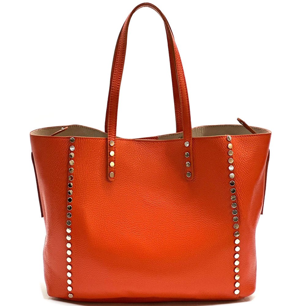 Sestola Italian Handmade Cow Leather Tote Bag - Leather Italiano