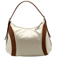Silvia Italian Leather Shoulder Bag - Leather Italiano