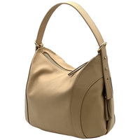 Silvia Italian Leather Shoulder Bag - Leather Italiano