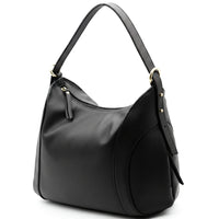 Silvia Italian Leather Shoulder Bag - Leather Italiano