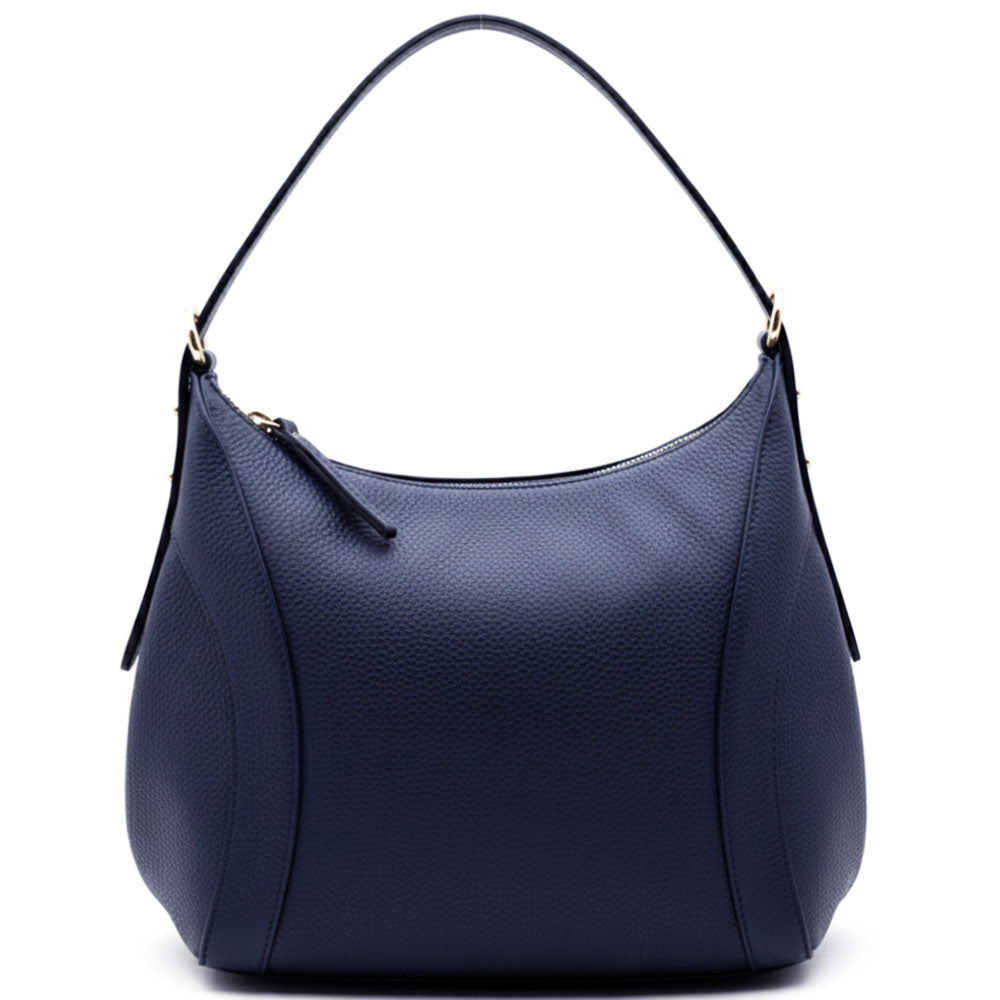 Silvia Italian Leather Shoulder Bag - Leather Italiano