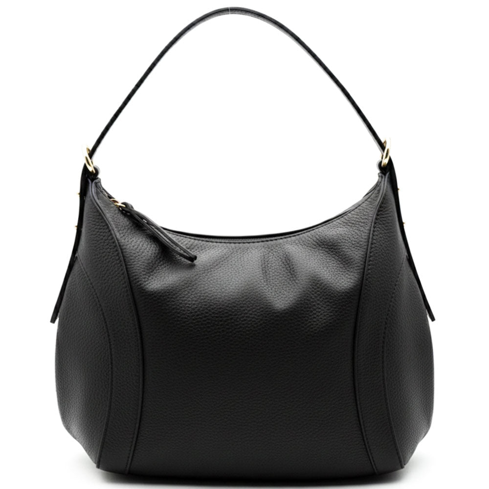 Silvia Italian Leather Shoulder Bag - Leather Italiano