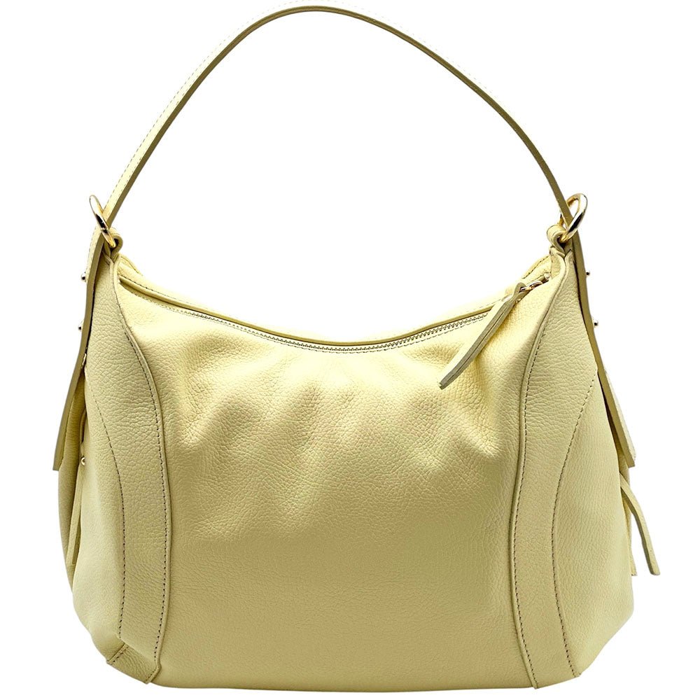 Silvia Italian Leather Shoulder Bag - Leather Italiano