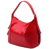 Silvia Italian Leather Shoulder Bag - Leather Italiano