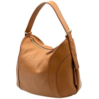 Silvia Italian Leather Shoulder Bag - Leather Italiano