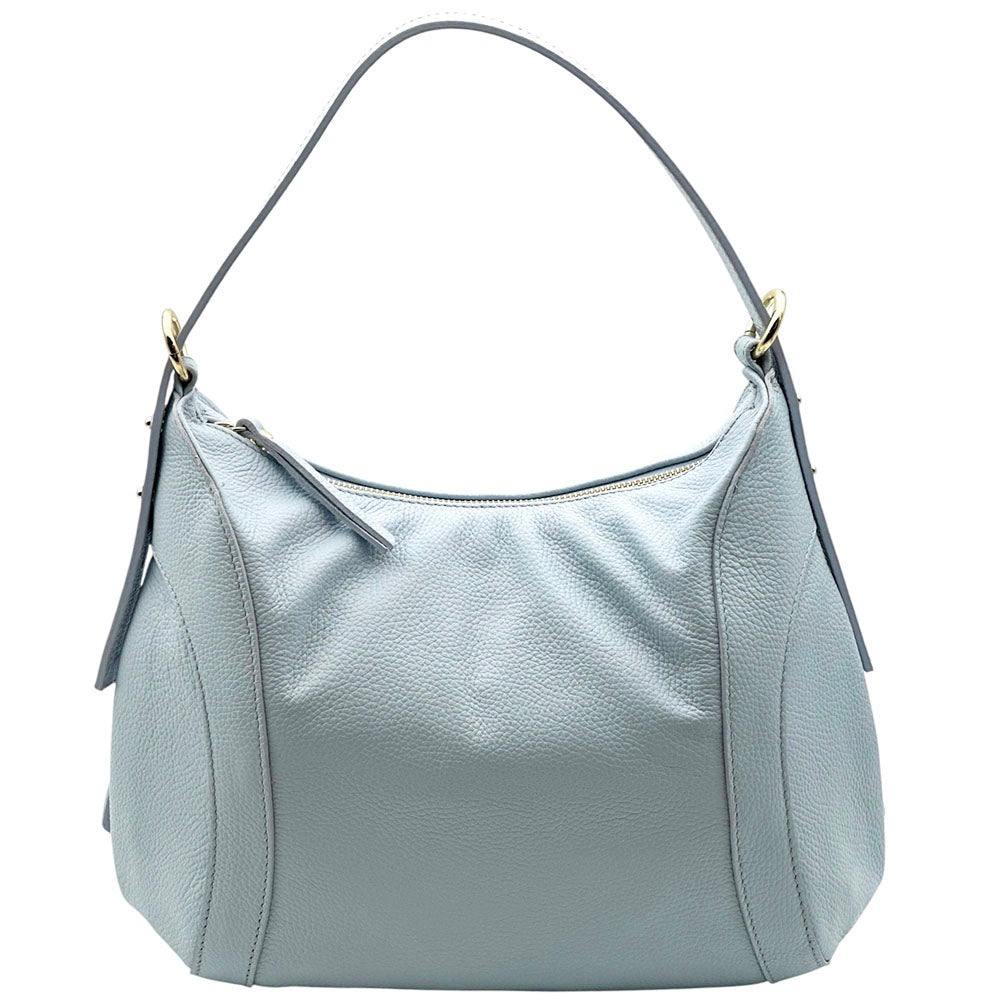 Silvia Italian Leather Shoulder Bag - Leather Italiano