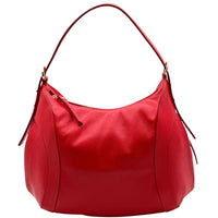 Silvia Italian Leather Shoulder Bag - Leather Italiano