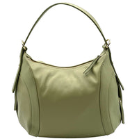 Silvia Italian Leather Shoulder Bag - Leather Italiano