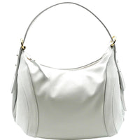 Silvia Italian Leather Shoulder Bag - Leather Italiano