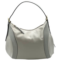Silvia Italian Leather Shoulder Bag - Leather Italiano
