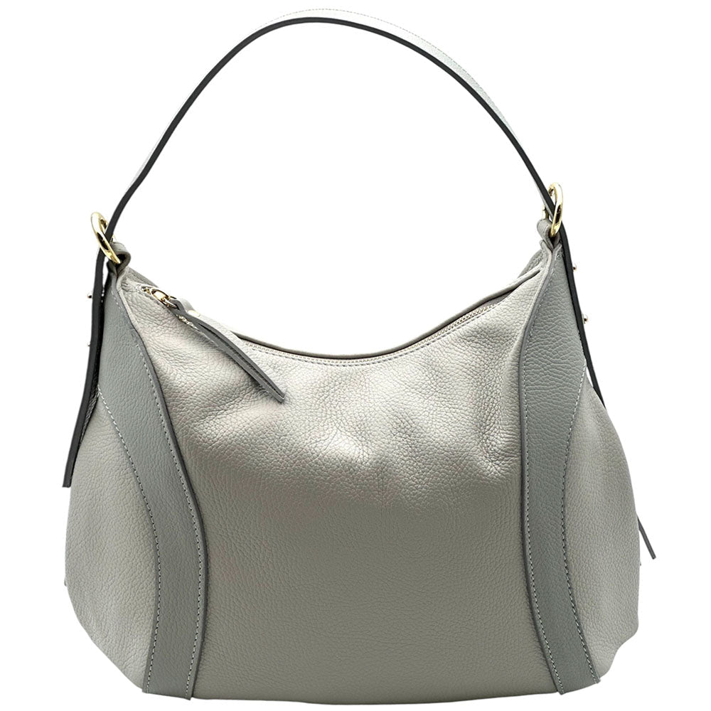 Silvia Italian Leather Shoulder Bag - Leather Italiano