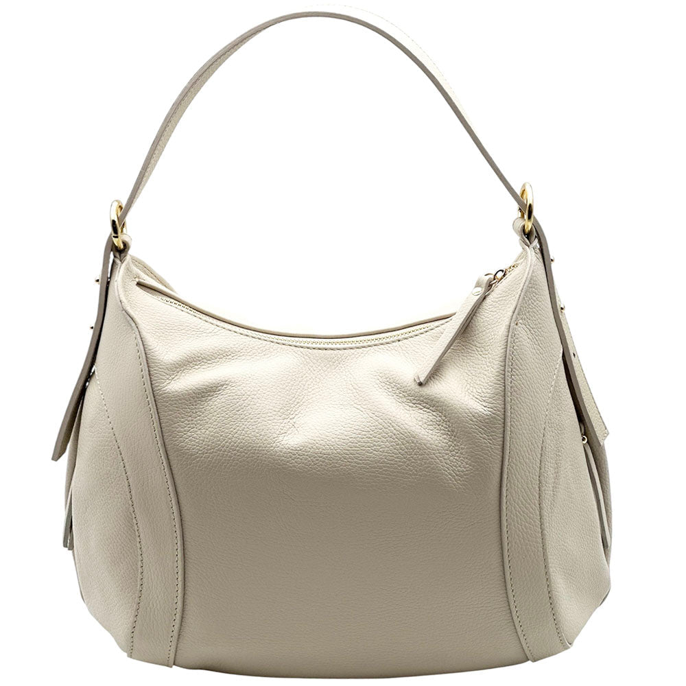 Silvia Italian Leather Shoulder Bag - Leather Italiano