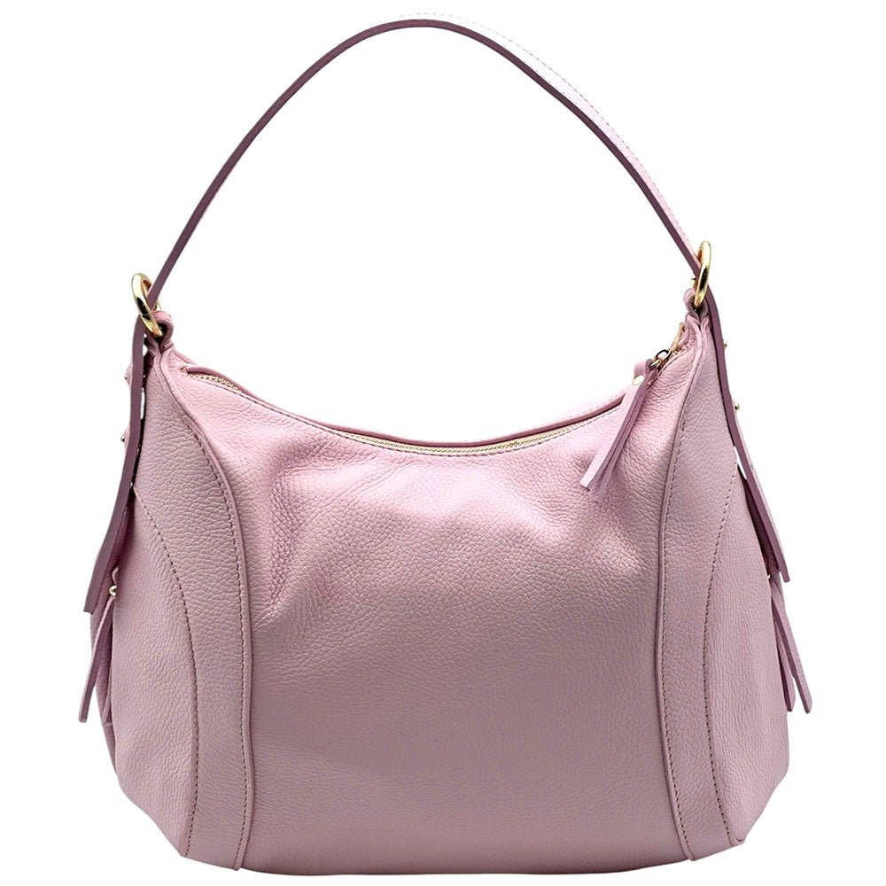 Silvia Italian Leather Shoulder Bag - Leather Italiano