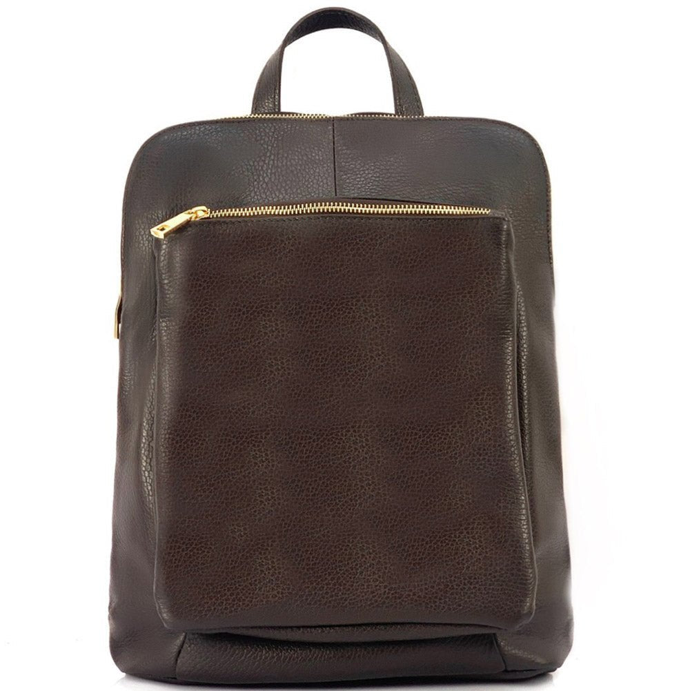Small Leather Backpack Italian Crafted | Ghita - Leather Italiano - Leather Italiano