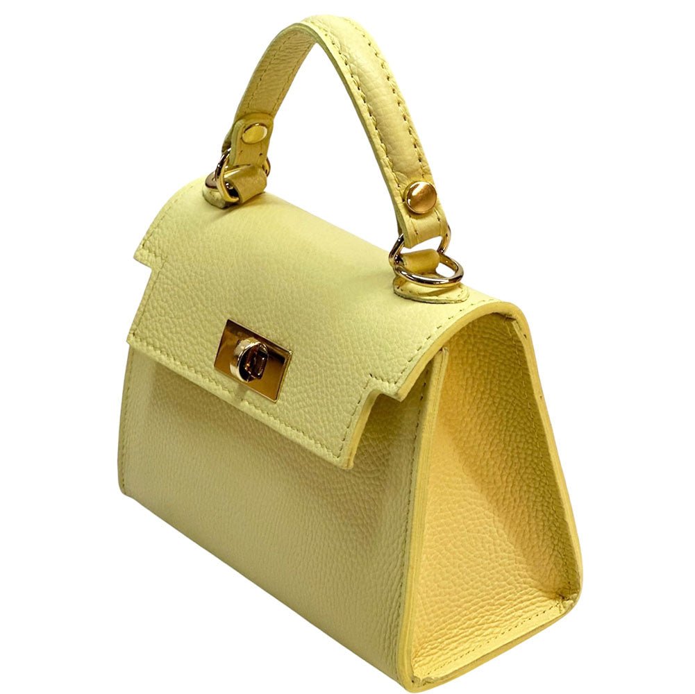 Sofia Structured Italian Leather Handbag - Leather Italiano