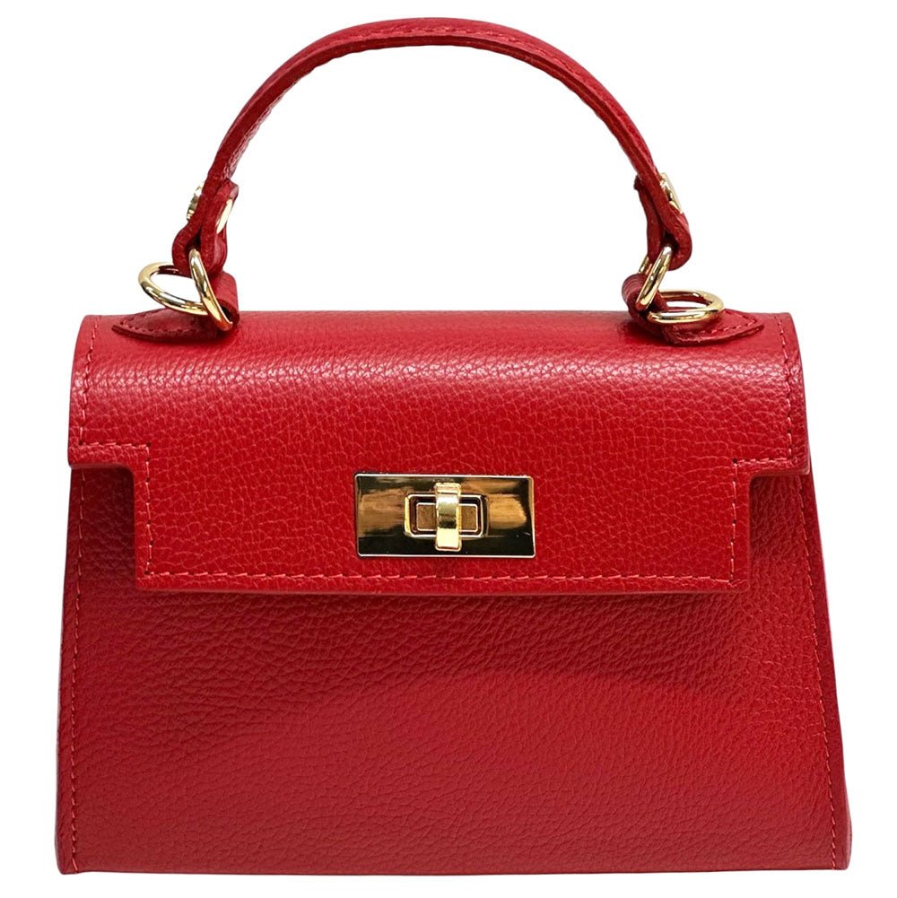 Sofia Structured Italian Leather Handbag - Leather Italiano