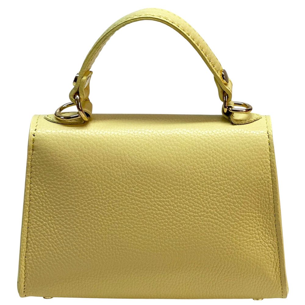 Sofia Structured Italian Leather Handbag - Leather Italiano