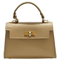 Sofia Structured Italian Leather Handbag - Leather Italiano