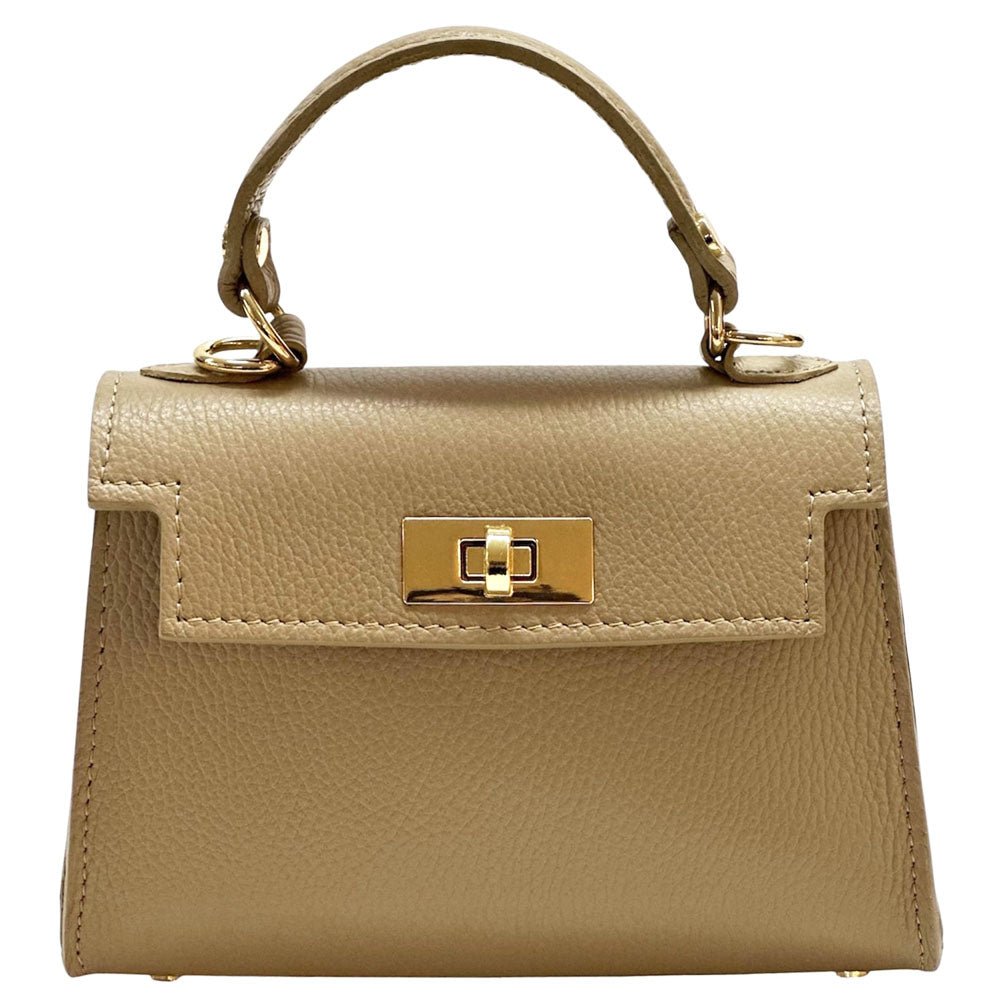 Sofia Structured Italian Leather Handbag - Leather Italiano