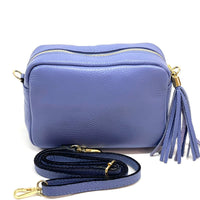 Solea Italian Leather Tassel Clutch & Crossbody Bag - Leather Italiano