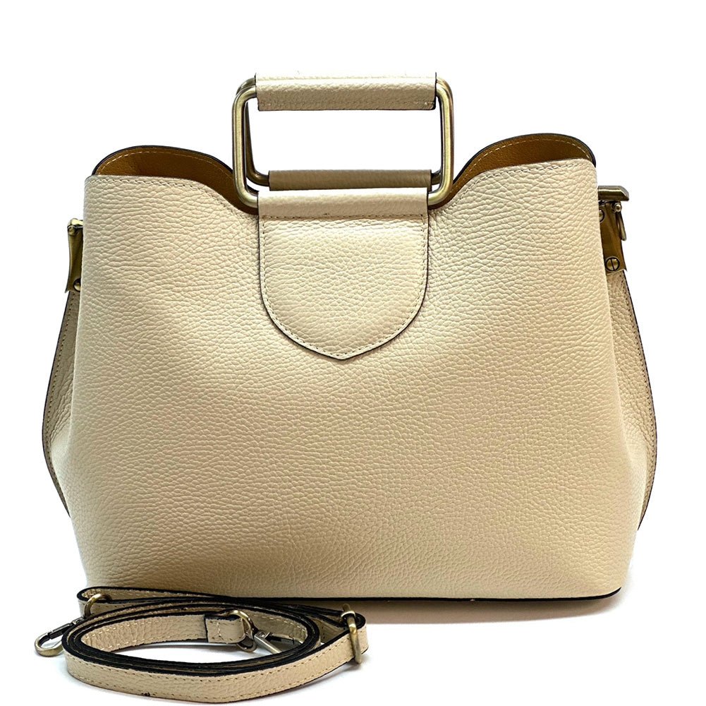 Taziana leather Handbag - Leather Italiano
