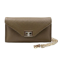 Teodora Italian Leather Evening Clutch Bag - Leather Italiano