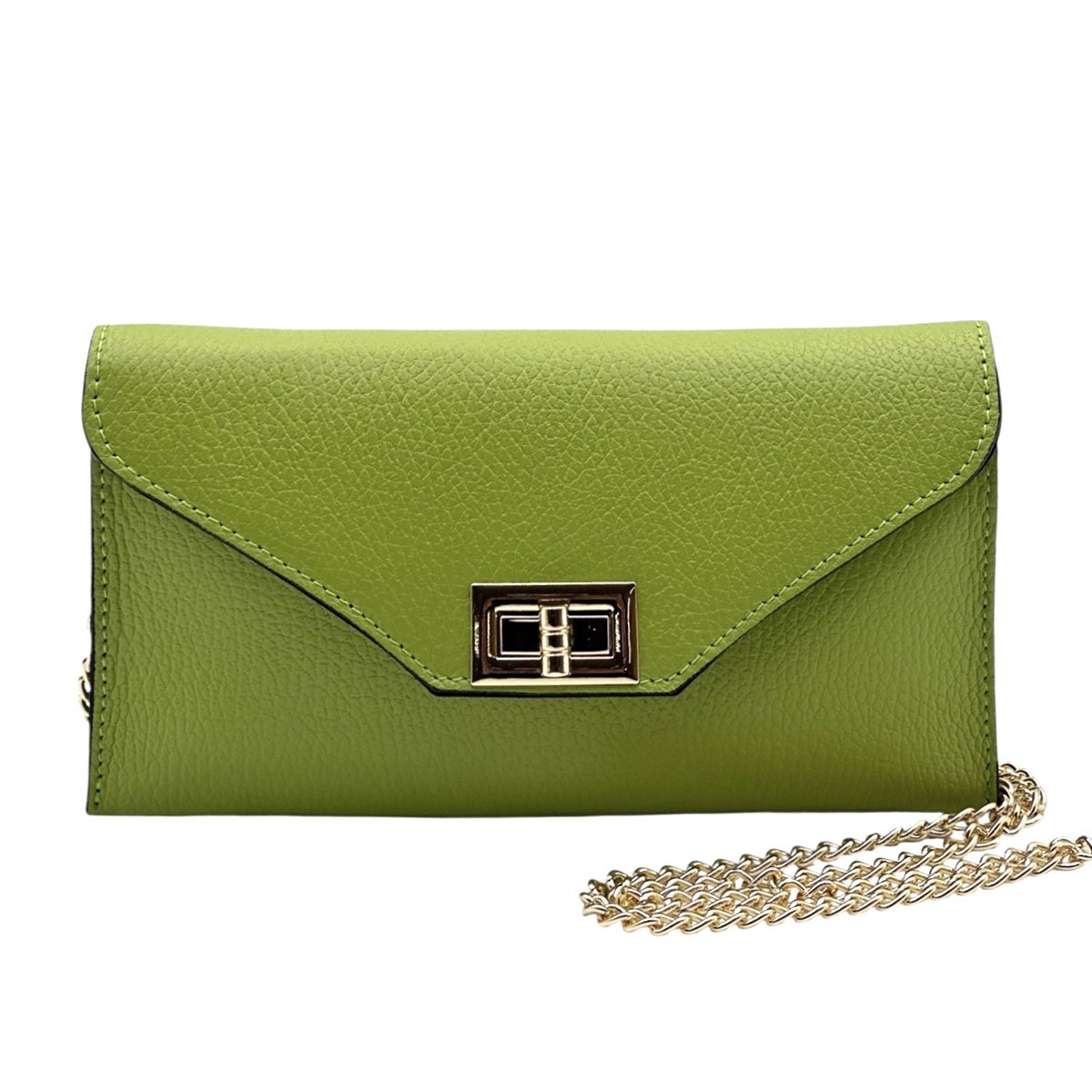 Teodora Italian Leather Evening Clutch Bag - Leather Italiano