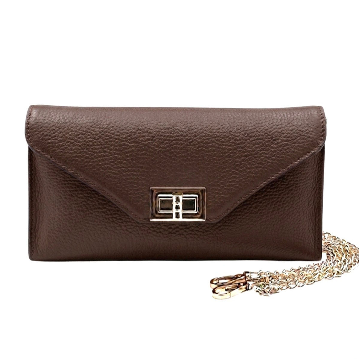 Teodora Italian Leather Evening Clutch Bag - Leather Italiano