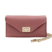 Teodora Italian Leather Evening Clutch Bag - Leather Italiano