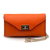 Teodora Italian Leather Evening Clutch Bag - Leather Italiano