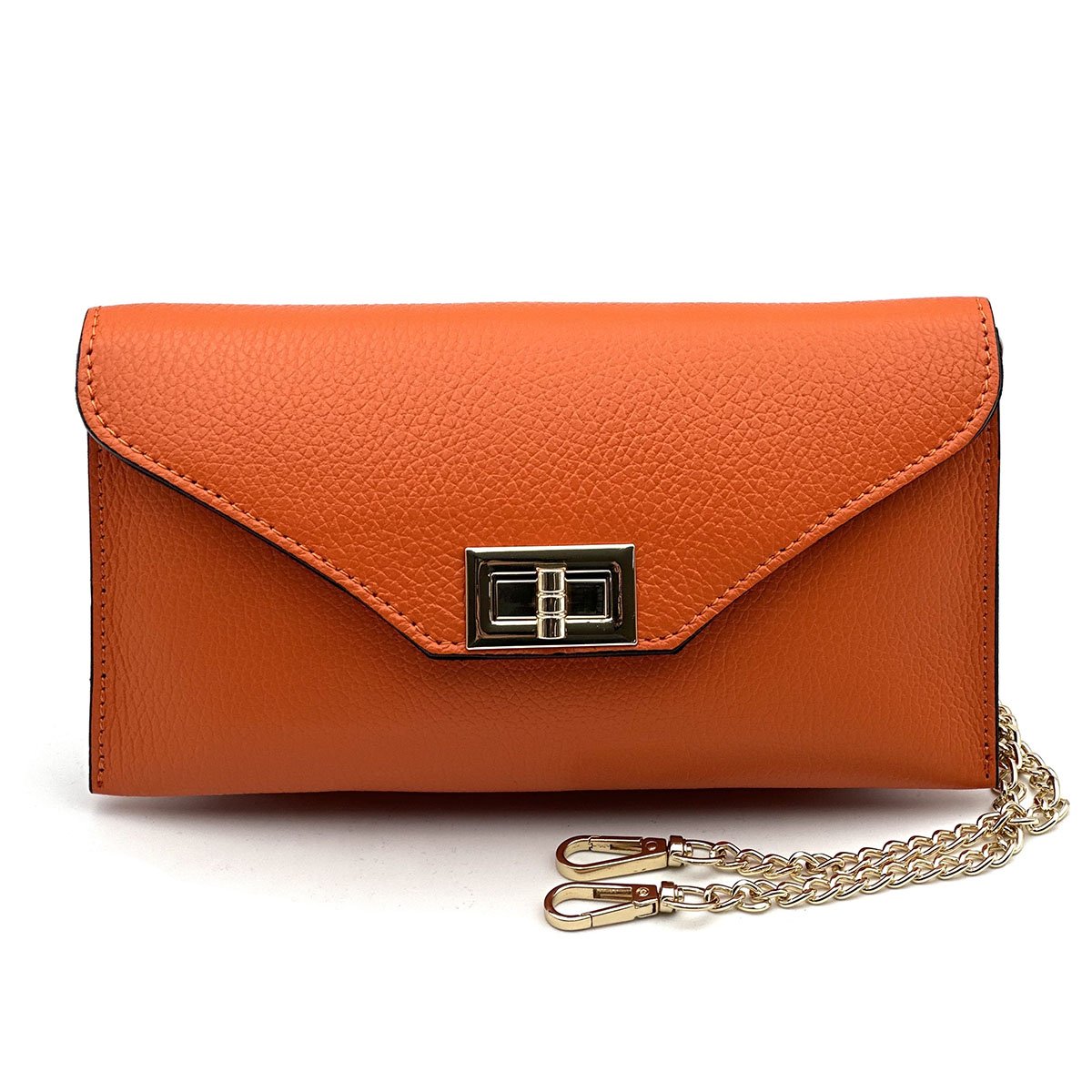 Teodora Italian Leather Evening Clutch Bag - Leather Italiano