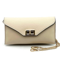 Teodora Italian Leather Evening Clutch Bag - Leather Italiano