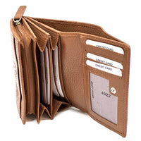 Tris Leather Wallet - Leather Italiano