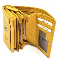 Tris Leather Wallet - Leather Italiano