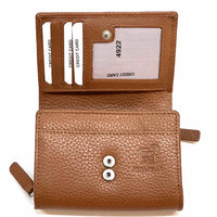 Tris Leather Wallet - Leather Italiano