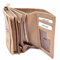 Tris Leather Wallet - Leather Italiano
