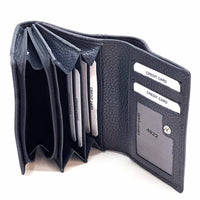 Tris Leather Wallet - Leather Italiano