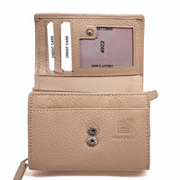 Tris Leather Wallet - Leather Italiano