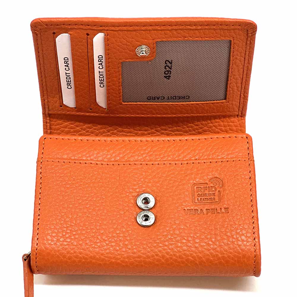 Tris Leather Wallet - Leather Italiano