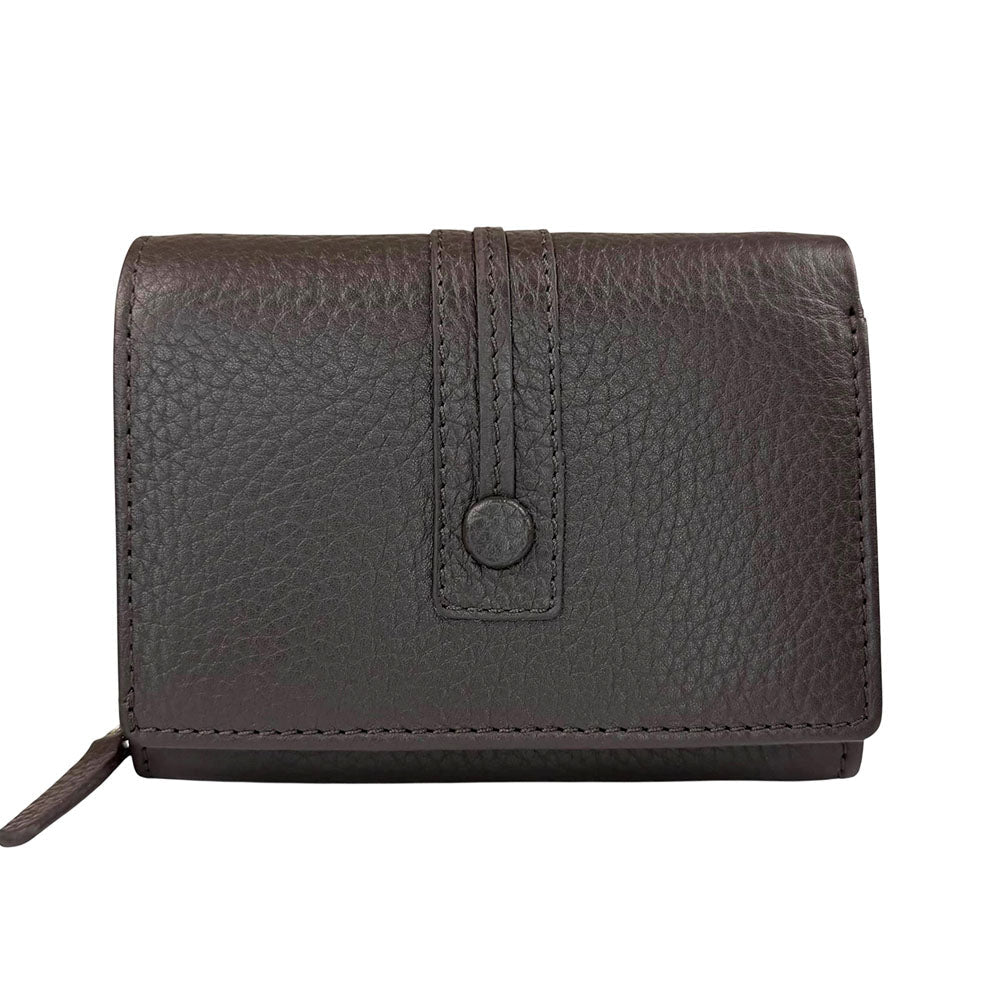 Tris Leather Wallet - Leather Italiano