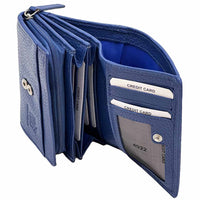 Tris Leather Wallet - Leather Italiano