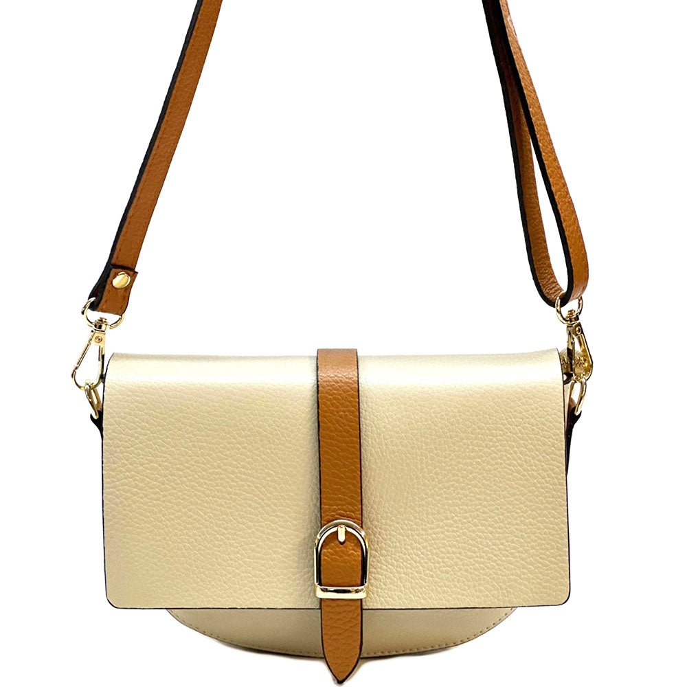 Vala Leather Crossbody Bag - Leather Italiano