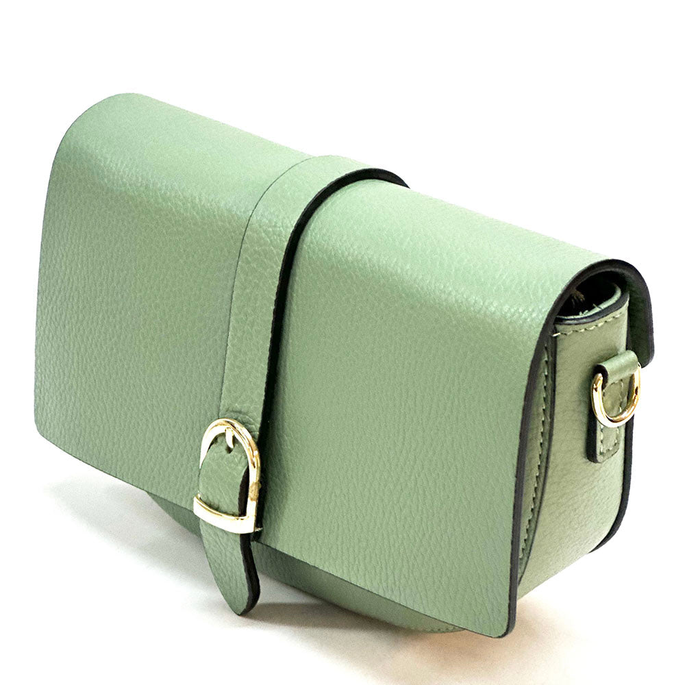 Vala Leather Crossbody Bag - Leather Italiano