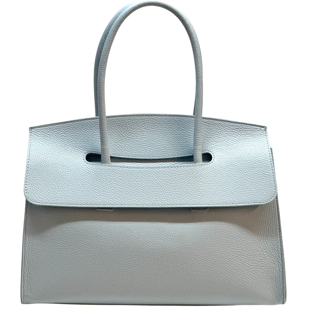 Valeria Structured Italian Leather Handbag - Leather Italiano