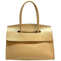 Valeria Structured Italian Leather Handbag - Leather Italiano